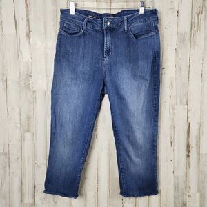NYDJ Alina Ankle Denim Jeans Blue Size 12